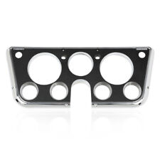 Fit For 1967-1972 Chevy C10 Truck Dash Bezel Blackchrome With 7 Hole