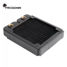Freezemod 120mm Black G14 Threads Copper Radiator For Computer Water Cooling