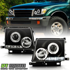 For Blk 1997-2000 Toyota Tacoma 2wd 98-99 4wd Led Projector Headlight Headlamps