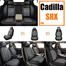 Car Blackgray Car 25seat Covers Cushion For Cadillac Srx 2010-2016 Pu Leather