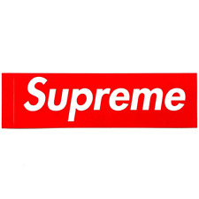 Classic Red Supreme Box Logo Sticker X1 - One Sticker