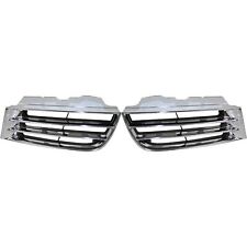 Grille For 2002-2003 Mitsubishi Galant Set Of 2 Left Right Side Plastic
