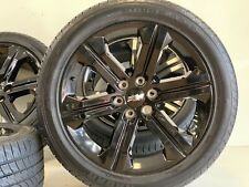 22 Inch Chevy Rims Tires Tahoe Wheels Black 6 Spokes Sez Rims 22x9 6x139.7 3054