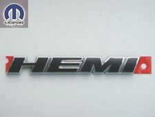 Dodge Chrysler Jeep Fender Hemi Emblem Nameplate Badge Decal Chrome Black