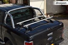 Black Roof Rails Short Cross Bars For Ford Ranger 2016-2023 Top Aluminium Rack