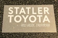 Statler Toyota Emblem Logo Vinyl Sticker Decal Back To The Future Bttf