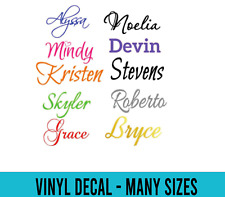 Custom Name Personalized Vinyl Decal Lettering Window Yeti Cup Laptop Sticker