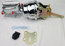 1954 1955 1956 Ford Chrome Master Cylinder And Power Brake Booster