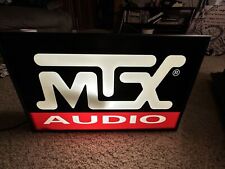 Rare Vintage 1980s Mtx Audio Dealership Display Sign 22x14 Usa