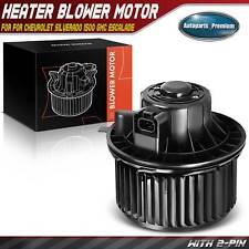 Heater Blower Motor With Fan For Chevy Silverado 1500 1999-2002 Gmc Sierra 1500