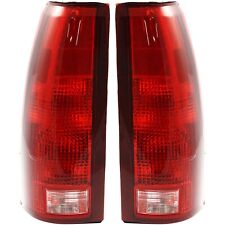 Set Of 2 Tail Light For 88-98 Chevy K1500 Silverado Lh Rh W Bulb