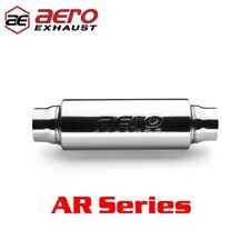 Aero Exhaust 14 Stainless 2.5 Dia. Inlet Outlet Ar Series Resonator Ar25