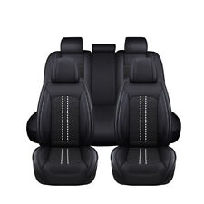 Car Seat Covers 5-seats Nappa Leather Front Rear Full Set Protectors For Toyota