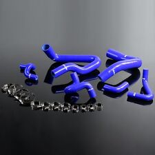 Silicone Radiator Hose Piping Kit Fit For 1986-1993 Mustang Gt Lx Cobra 5.0 Blue