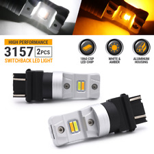 Whiteamber 3157 Led Drl Switchback Turn Signal Parking Light Bulbs Dual Color