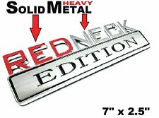 Metal Redneck Edition Badge Highest Quality On Ebay Gmc Tailgate Truck Logo