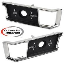 68-77 Corvette Door Panel Lock Insert Both Left Right Side