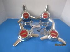 4 American Racing Torq Thrust Ii Center Caps Vn615 3 Bar Spinners Wheels Rgbow