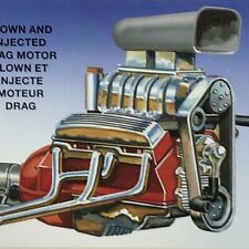 Oldsmobile Gasser Drag Race Engine W Headers Unbuilt Amt125 Lbr Model Parts