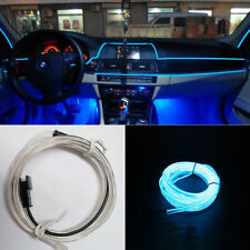 4m Car Interior Led Light Strip Atmosphere Glowing Lamp For Console Dash Board