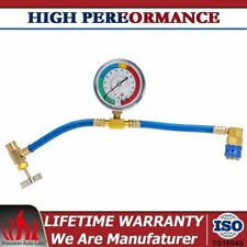 Auto Air-conditioning-refrigerant Refill Ac Hose Gas Display Gauge Pipe
