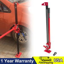 48 6000lbs 3ton High Lift Ratcheting Off Road Utility Farm Jack Capacity Red