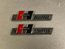 New Hurst Equipped Shifters Vintage Hot Rod Muscle Car Emblems Set Of 2x 3 Nos