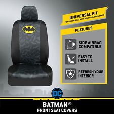 Batman Front Car Seat Covers With Seat Belt Pads Universal Fit Auto Truck Van Su
