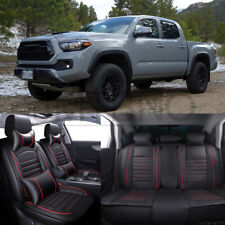 5 Seat Full Set Car Seat Cover Front Rear Back Cushion For Toyota Tacoma Trd Pro