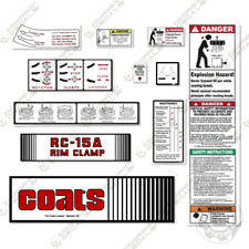Fits Coats Rc-15a Decal Kit Rim Clamp - 7 Year Outdoor 3m Vinyl