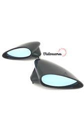 Direct-fit Spoon Door Mirror Assembly For 07-14 Honda Jazz W G-blue Lens Jdm