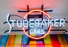 New Studebaker Cars Garage Neon Light Sign 20x16 Beer Lamp Bar Real Glass