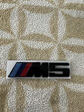13-23 Bmw M5painted Gloss Black M5 Rear Trunk Emblem Nameplate Badge