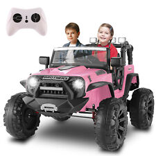Electric Kids Ride On Car Power Wheels 12v24v Jeep Music Fashion With Remote