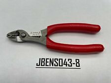 Snap-on Tools Usa New Red Soft Grip 7 Wire Stripper Cutter Crimper Pwcs7acf