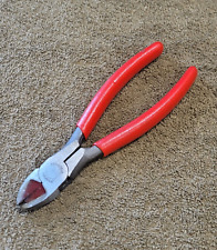 Snap On Diagonal Wire Cutters Snips Pliers Cushion Throat Grip 87bcp 7 Usa