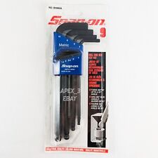 Snap-on Bhm9a 9 Piece Metric L-shaped Ball Hex Wrench Set 1.5mm - 10 Mm