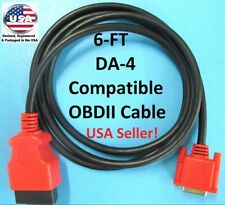 6f Obdii Obd2 Cable Compatible With Da-4 For Snap On Scanner Solus Ultra Eesc318