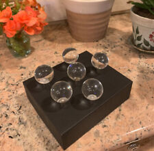 Vintage 6 Lucite Knobs Pulls In Excellent Condition From The 70