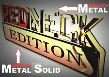 Metal Redneck Edition Emblem Highest Quality On Ebay Gmc Truck Tailgate Lid Logo