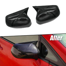 2pcs Carbon Fiber Car Door Wing Mirror Cover Cap Set For Honda Civic 2006-2011