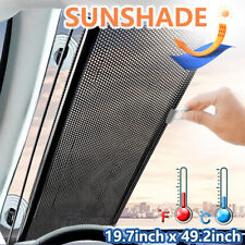 Car Retractable Windshield Sun Shade Curtain Uv Protection Sun Visor Block Cove