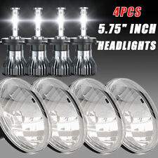 4x 5-34 5.75 Headlight Hilo Beam Lights Fit Bmw 325i 528i 535i 735i E30
