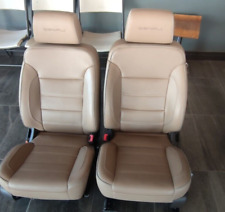 Gmc Sierra Denali Leather Front Seats Tan Color 15 16 17 18 Silverado