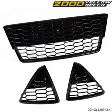 3pcs Honeycomb Front Bumper Lower Grille Grill Fit For 2012 13 14 Ford Focus Us