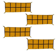 4pk 2x110.5 Pallet Rack Safety Nets For 9 Ft Pallet Racking Bays 800 Lbs Wll