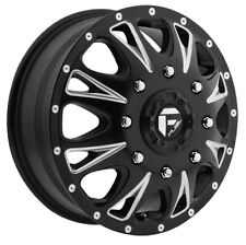 1 17 Inch Black Wheels Rims Ford F350 Dually 8x200 Fuel Throttle D513 Front