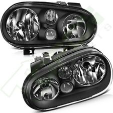 For 1999-2006 Volkswagen Vw Golf Headlights Assembly Replacement Black Housing