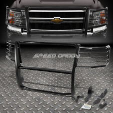 For 07-13 Silverado 25003500 Hd Black Coated Mild Steel Front Brush Grill Guard