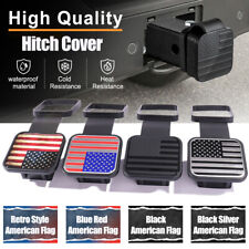 Flag Car Trailer Hitch Cover Trailer Hook Dustproof Plug Square Mouth Protector